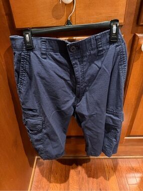 Wearfirst Men's Navy Cargo Shorts - Comfortable Casual Wear